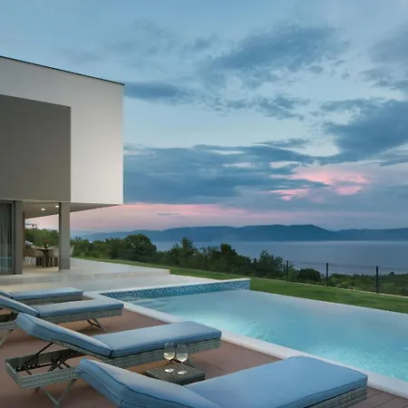 Luxurious In Labin With Swimming Pool And Sea View Villa
